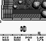Dirty Racing screenshot 3 for GameBoy